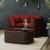 Set mobilier de grădină cu perne, 4 piese, maro, poliratan GartenMobel Dekor