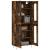 Dulap înalt, stejar fumuriu, 69,5x34x180, lemn compozit GartenMobel Dekor