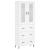 Dulap înalt, alb, 69,5x34x180 cm, lemn compozit GartenMobel Dekor
