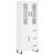 Dulap înalt, alb, 69,5x34x180 cm, lemn compozit GartenMobel Dekor