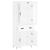 Dulap înalt, alb, 69,5x34x180 cm, lemn compozit GartenMobel Dekor