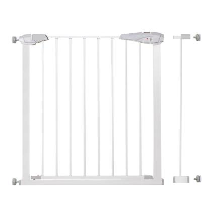 Poarta de siguranta Safety Gate pentru scari, ajustabila 83-92 cm, din otel, alba Household NewTrend