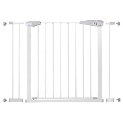Poarta de siguranta Safety Gate pentru scari, ajustabila 97-106 cm, din otel, alba Household NewTrend