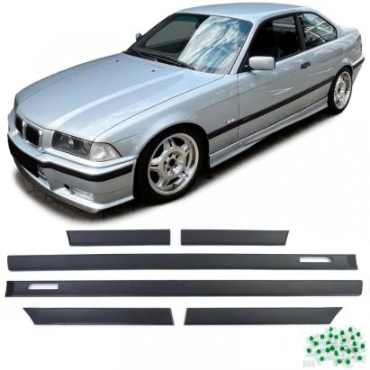 Set de 6 bucăți de protecții pentru uși se potrivește pentru BMW Seria 3 E36 Coupe Cabrio M 90-99 Performance AutoTuning