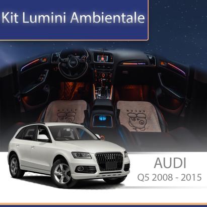 Lumini ambientale pentru Audi Q5 B8 2008-2015, control din telefon