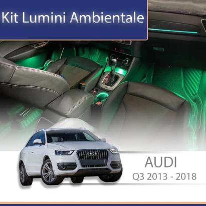 Kit lumini ambientale Audi Q3 8U 2013-2018, control din telefon sau sistem original