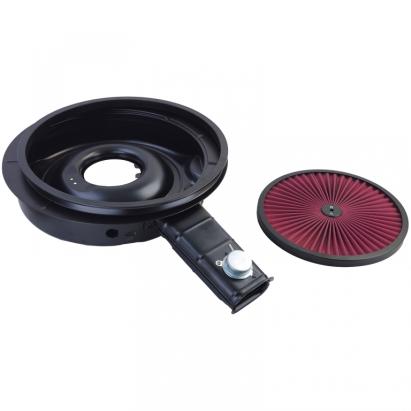 Carcasa filtrului de aer cu capac HighFlow negru, potrivită pentru Ford Mustang 71-73 Performance AutoTuning