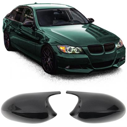 Capace oglinzi de schimb aspect carbon potrivite pentru BMW Seria 3 E90 E91 pre-facelift Performance AutoTuning
