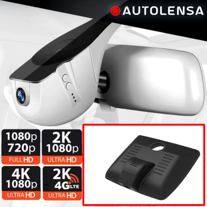 Cameră DVR față Honda Fit 2020-2021 1080p WiFi Autolensa 24/7 Negru