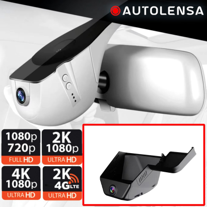 Cameră DVR față Ford Bronco 2024 1080p WiFi Autolensa 24/7 Negru