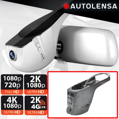 Cameră DVR față BMW X5/X6 M 2013+ 1080p OEM WiFi Autolensa Negru