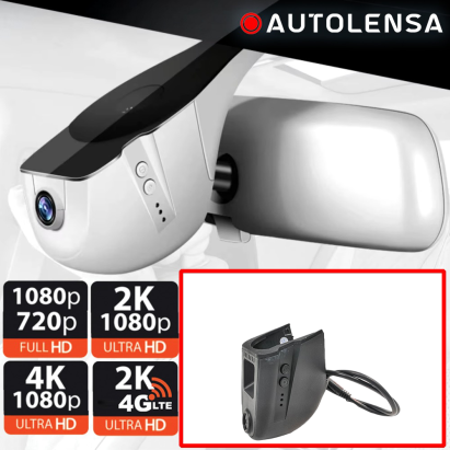Cameră DVR OEM Audi A4/A5 B9 față-spate 1080p/720p WiFi 24/7 Gri