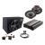 Pachet audio auto 2 uși cu amplificator Carbon 200.4, subwoofer și cablaje plug&play