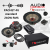 Pachet difuzoare  Carbon 4 usi  + amplificator CO-40.4M + Subwoofer facedown Nakamichi, inele si cablaje plug&play pe masina