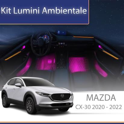 Kit lumini ambientale Mazda CX-30 2020-2024, control din telefon sau sistem original