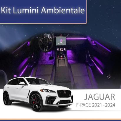 Kit lumini ambientale Jaguar F-PACE 2021-2024, set complet RGB cu control