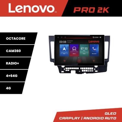 Navigație dedicată Mitsubishi Lancer 2008+ Lenovo Pro 4+64GB, 13 inch 2K