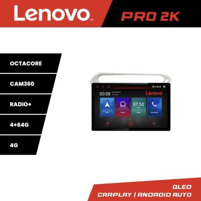 Navigatie Android 13 inch 2K Lenovo PRO 4+64GB pentru Peugeot 301 si Citroen C-Elysee