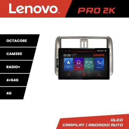 Navigatie Toyota Prado 2010-2013 Lenovo PRO 4+64GB, 13 inch 2K, 4G