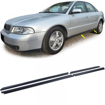 Set de garnituri de protecție pentru uși, partea inferioară, potrivit pentru Audi A4 B5 8D Sedan Avant 94-01 Performance AutoTuning