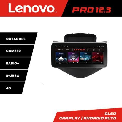 Navigație Chevrolet Cruze 2009-2013 Lenovo Pro 12.3 QLED 8GB+256GB 4G