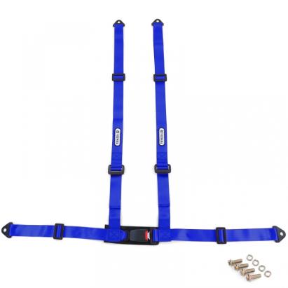 Centura de siguranță Tenzo-R Sport cu 4 puncte, albastră, cu marcaj E Performance AutoTuning