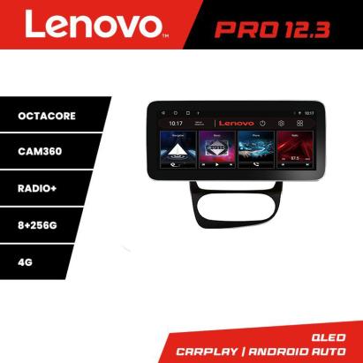 Navigație Renault Clio 4 Lenovo PRO 12.3 QLED 8+256GB 4G DSP