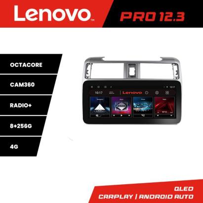 Navigație Toyota 4Runner 2009-2019 Lenovo PRO 12.3 QLED 8+256GB 4G