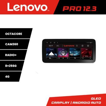 Navigatie Fiat 500L 2012-2017 Lenovo PRO 12.3 QLED 8GB RAM 256GB 4G DSP