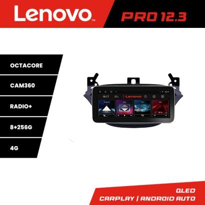 Navigație Android Opel Corsa E 2013-2018 Lenovo PRO 12.3 QLED 8GB+256GB 4G
