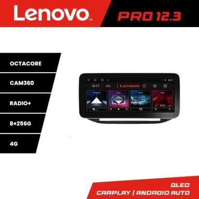 Navigație Fiat Doblo 2015-2018 Lenovo PRO 12.3 QLED 8GB+256GB 4G