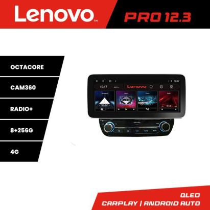 Navigație dedicată Ford Fiesta 2017-2022 Lenovo Pro 12.3 QLED 8GB+256GB 4G