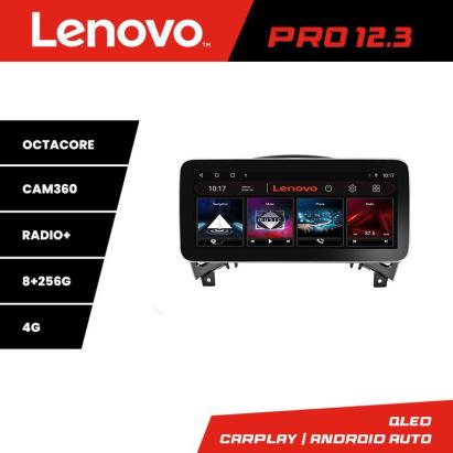 Navigație Nissan Juke 2010-2015 Lenovo PRO 12.3 inch QLED, 8GB RAM, 256GB, 4G