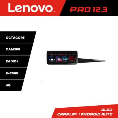 Navigație Renault Laguna 3 Lenovo PRO 12.3 inch QLED 8+256GB 4G GPS