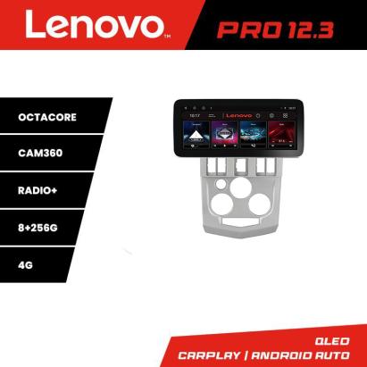 Navigație Dacia Logan 1 2003-2010 Lenovo PRO 12.3 QLED 8+256GB 4G GPS