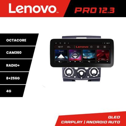 Navigație Ford Ranger și Mazda BT50 2007-2012, Lenovo PRO 12.3 QLED 8GB+256GB 4G