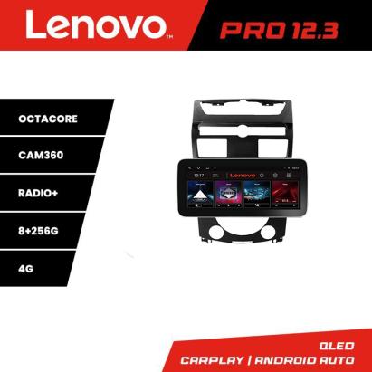 Navigatie Android Lenovo PRO 12.3 QLED 4G pentru SsangYong Rexton 2006-2013