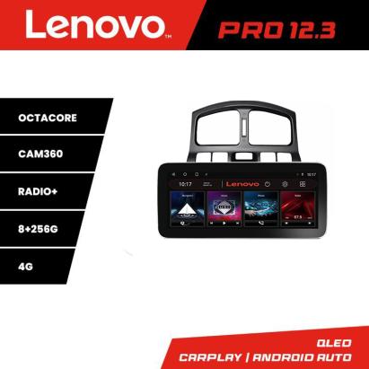 Navigatie Hyundai Santa Fe 2000-2006 Lenovo Pro 12.3 QLED 8GB+256GB 4G