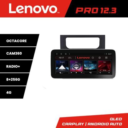 Navigație Android VW Touran 2010-2016 Lenovo PRO 12.3 QLED 8GB+256GB 4G