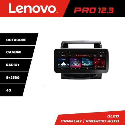 Navigație Toyota Land Cruiser 2008-2020 Lenovo PRO 12.3 inch QLED 4G 8+256GB