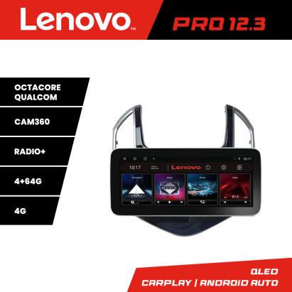 Navigație Chevrolet Cruze 2013+ Lenovo Pro 12.3 QLED 4GB+64GB 4G DSP