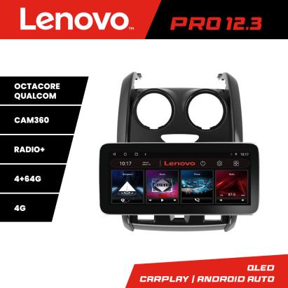 Navigație Dacia Duster 2012-2019 Lenovo Pro 12.3 QLED 4G 4GB+64GB
