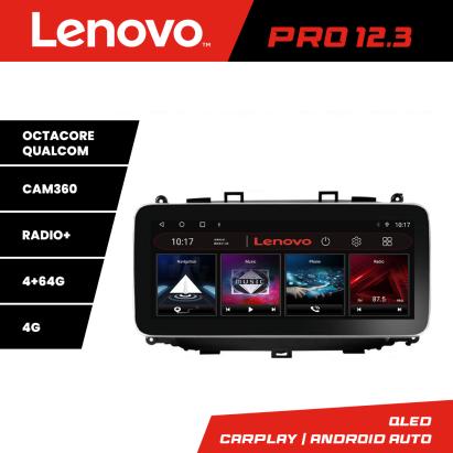 Navigație Android Kia Carens 2013-2018 Lenovo PRO 12.3 QLED 4G 4+64GB