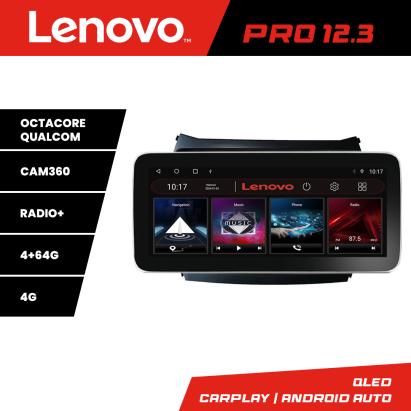 Navigatie Hyundai Santa Fe IX45 2013-2017 Lenovo PRO 12.3 QLED 4G 4+64GB