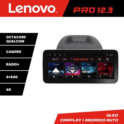 Navigatie Android Ford Fiesta 2012-2018 Lenovo PRO 12.3 QLED 4G 4+64GB