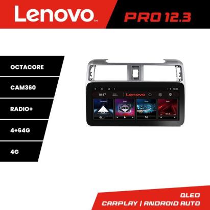 Navigație Toyota 4Runner 2009-2019 Lenovo PRO 12.3 QLED 4GB+64GB 4G