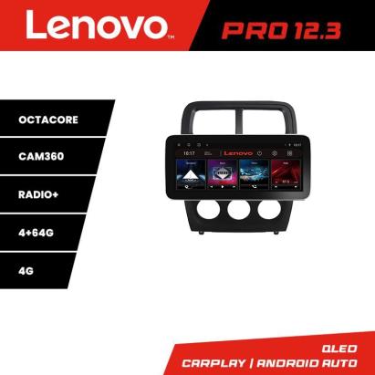 Navigație dedicată Dodge Caliber 2010-2012 Lenovo PRO 12.3 QLED 4GB+64GB 4G