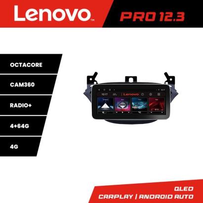 Navigație Opel Corsa E 2013-2018 Lenovo PRO 12.3 QLED 4G 4+64GB