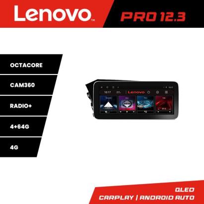 Navigație Hyundai Elantra 2021+ Lenovo Pro 12.3 inch QLED 4GB+64GB 4G