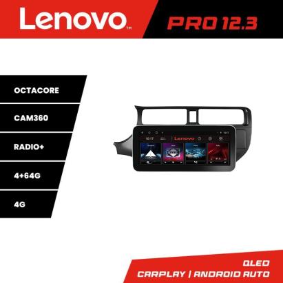Navigație Kia Rio 2011-2014 Lenovo PRO 12.3 inch QLED 4G GPS 4+64GB
